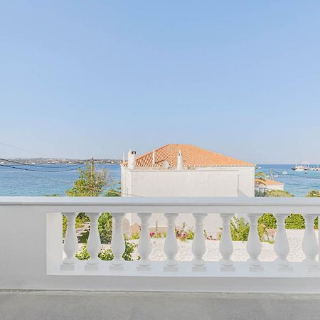 Pearl House - Luxurious New Beach Villa In Spetses Stunning View Ligoneri Kültér fotó