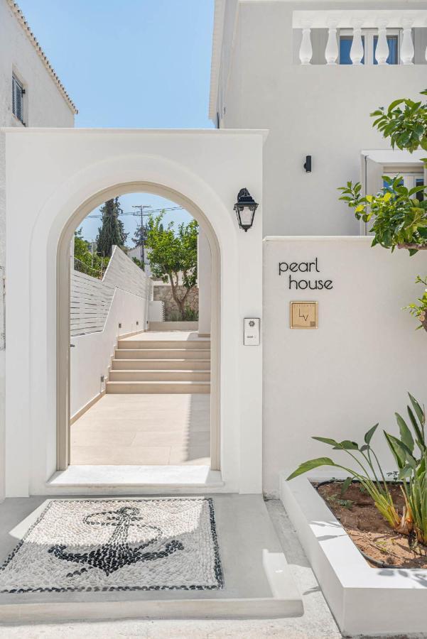 Pearl House - Luxurious New Beach Villa In Spetses Stunning View Ligoneri Kültér fotó